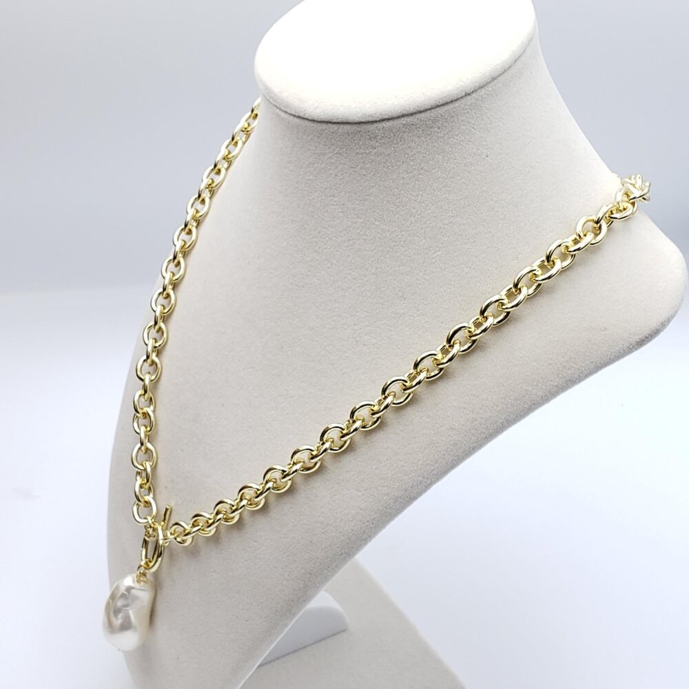 Authentic Louis Vuitton Gold Padlock w/unbranded 16k Gold Plated Stainless Steel - Picture 4 of 16